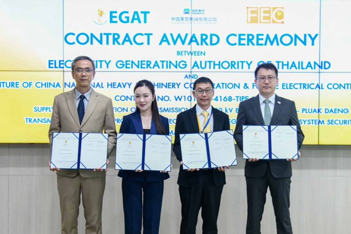 GUNKUL จับมือ กฟผ. คว้างานก่อสร้างสายส่งไฟฟ้าแรงสูง 500kV ต่อยอดเสถียรภาพทางเศรษฐกิจ EEC เสริมความมั่นคงพลังงานไทย